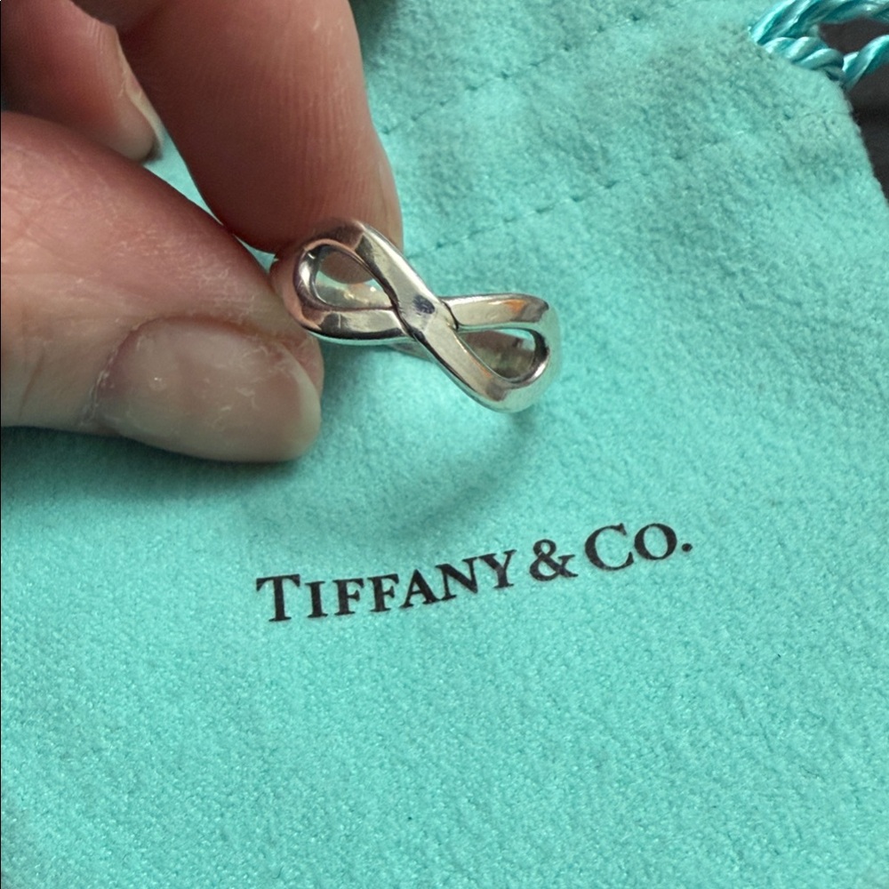 Tiffany & Co. Silver Infinity Ring